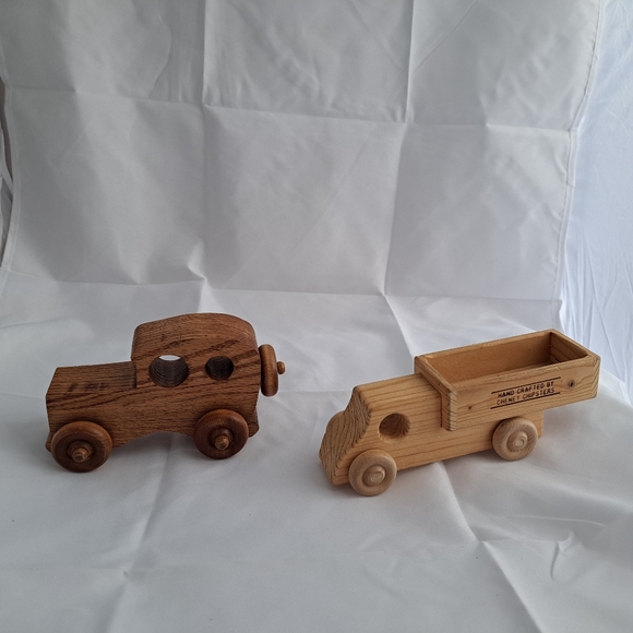 Vintage Style Wooden Toy Cars - Picture 5 of 12